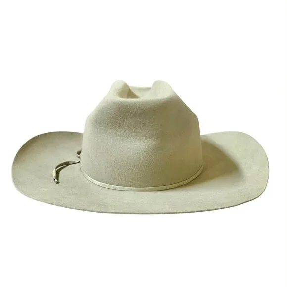 Stetson Open Road Royal De Luxe Silverbelly Fur Felt Hat Western Charm Iconic - Picture 7 of 14
